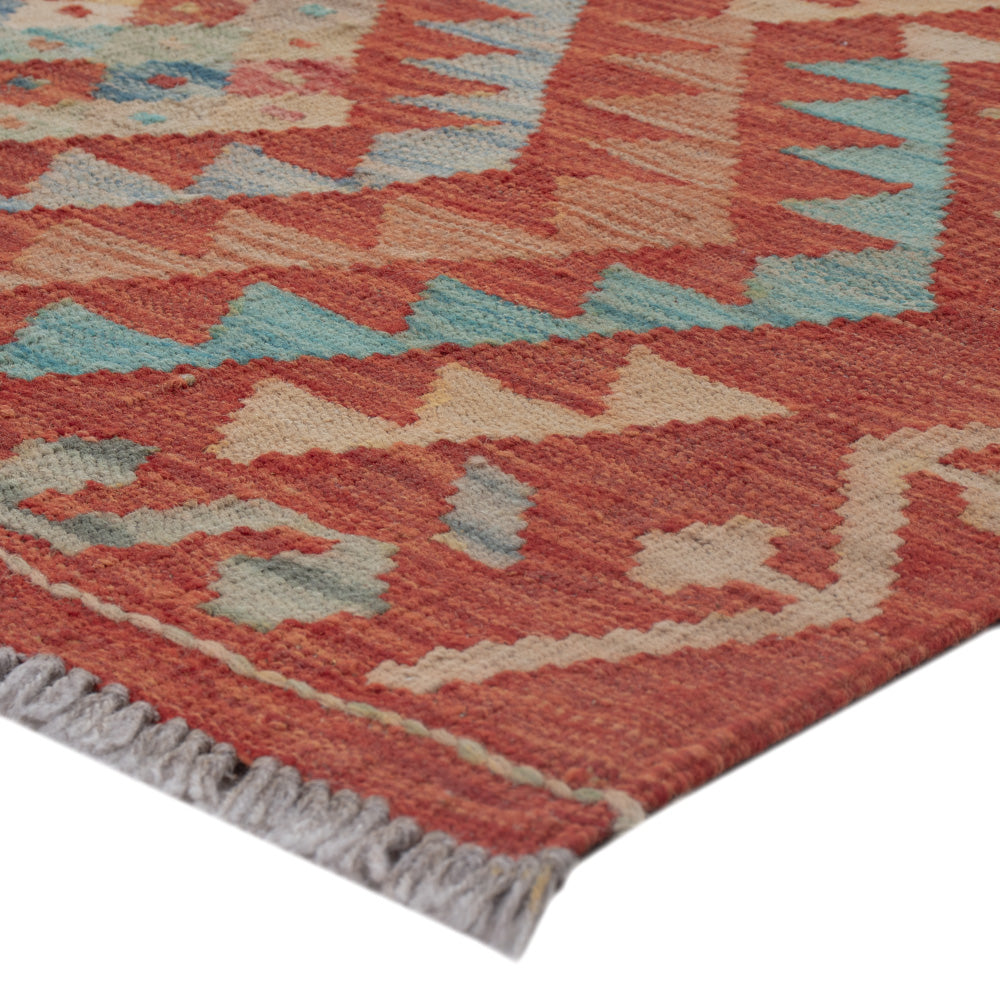 Kelim tapijt - Splash - 132 x 87 cm - veelkleurig