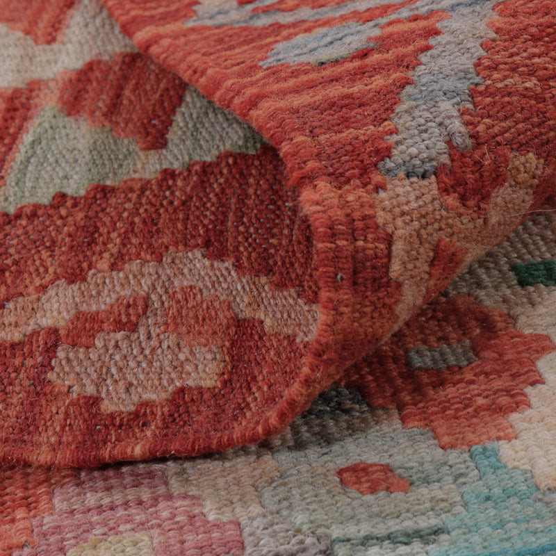 Kelim tapijt - Splash - 132 x 87 cm - veelkleurig