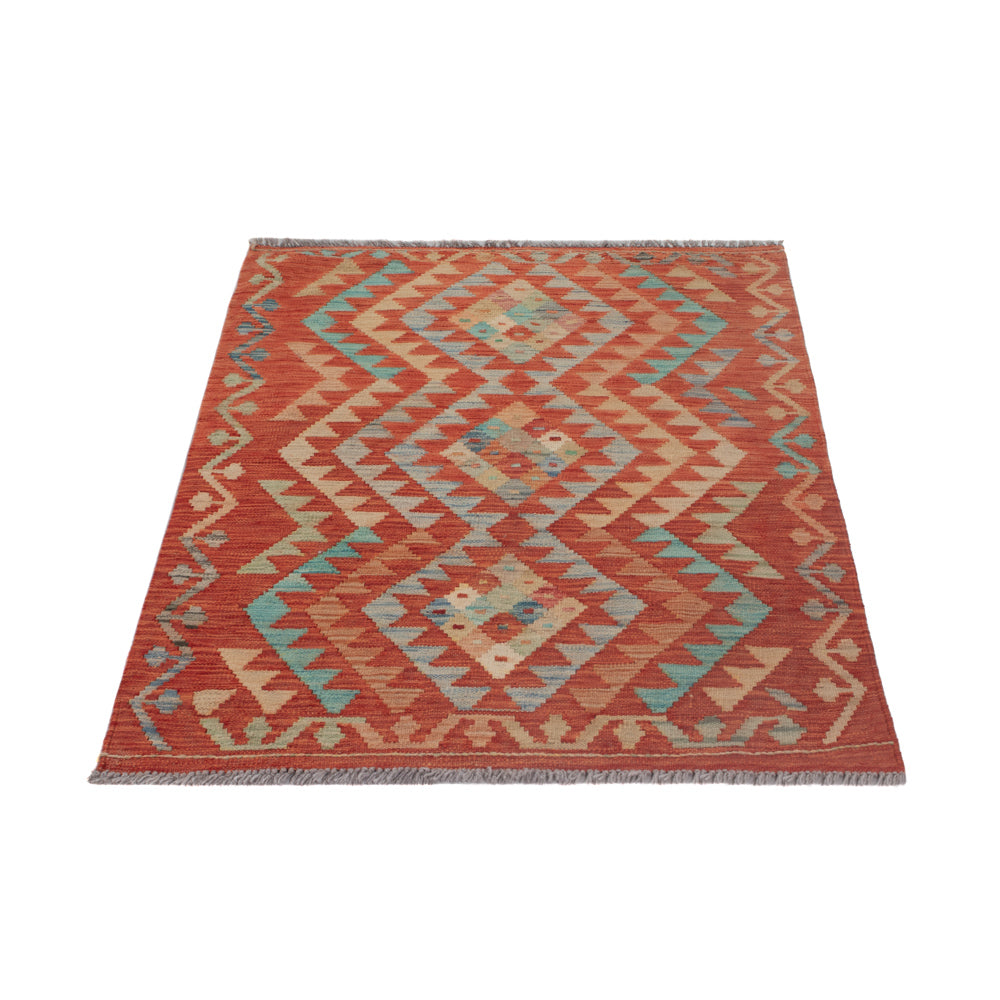 Kelim tapijt - Splash - 132 x 87 cm - veelkleurig