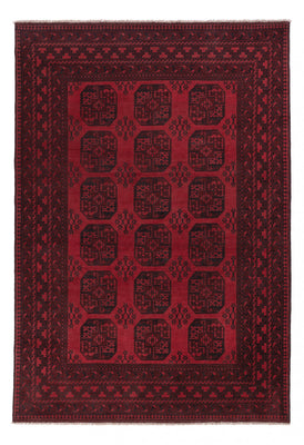 Afghan Teppich - Filpa - 288 x 197 cm - dunkelrot