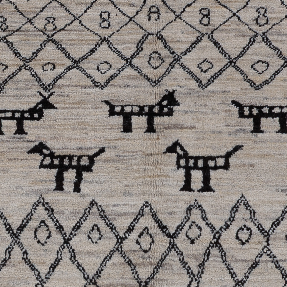 Berber tapijt - 240 x 173 cm - donkergrijs