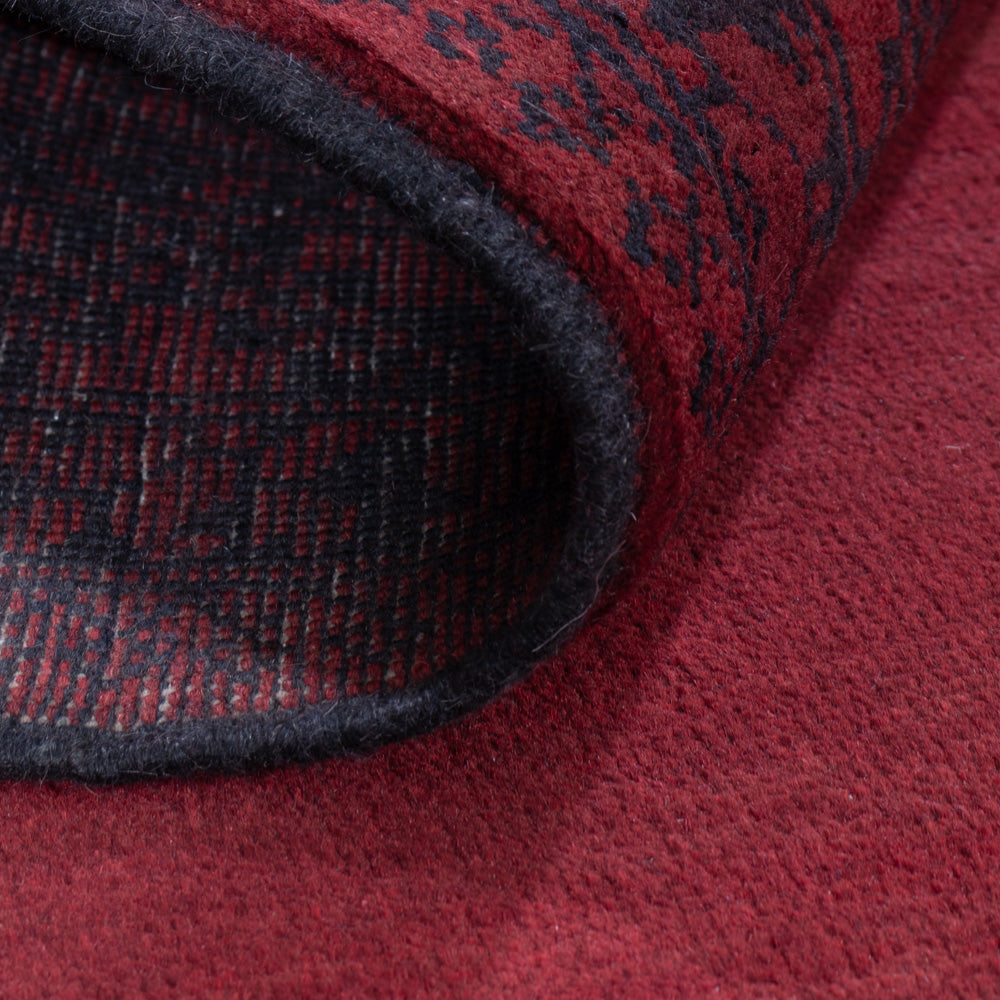 Afghan Teppich - Filpa - 195 x 147 cm - rot