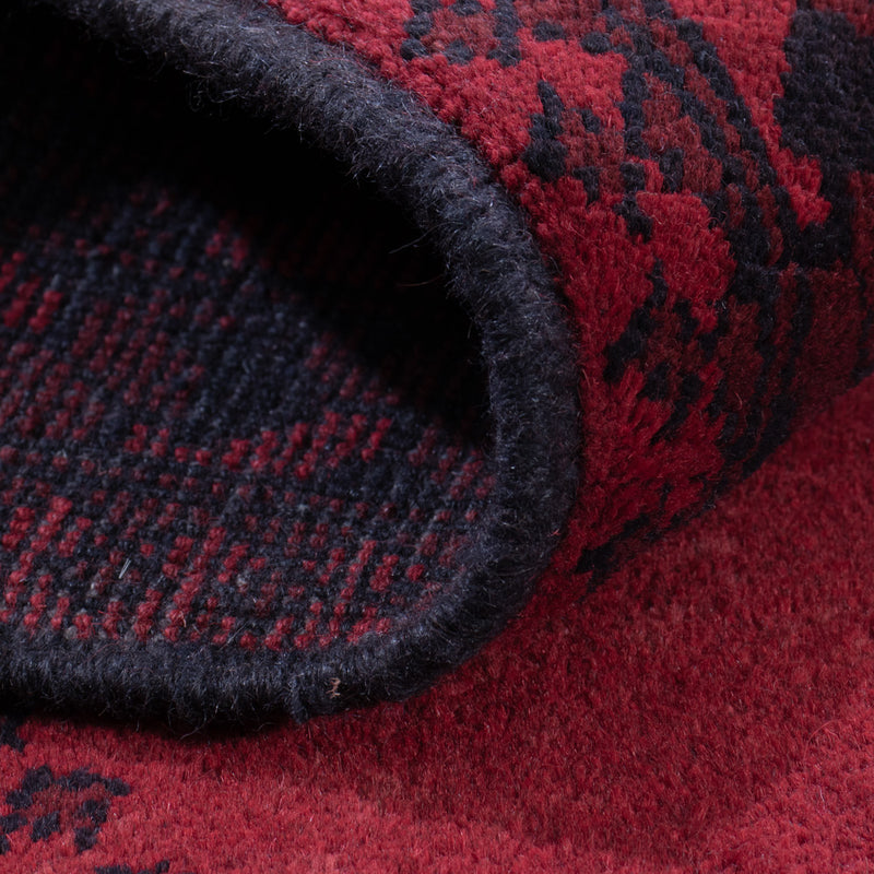 Läufer Afghan - Filpa - 293 x 80 cm - rot