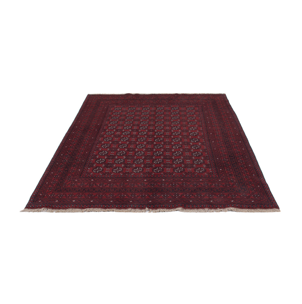 Afghan Teppich - Filpa - 238 x 166 cm - dunkelrot