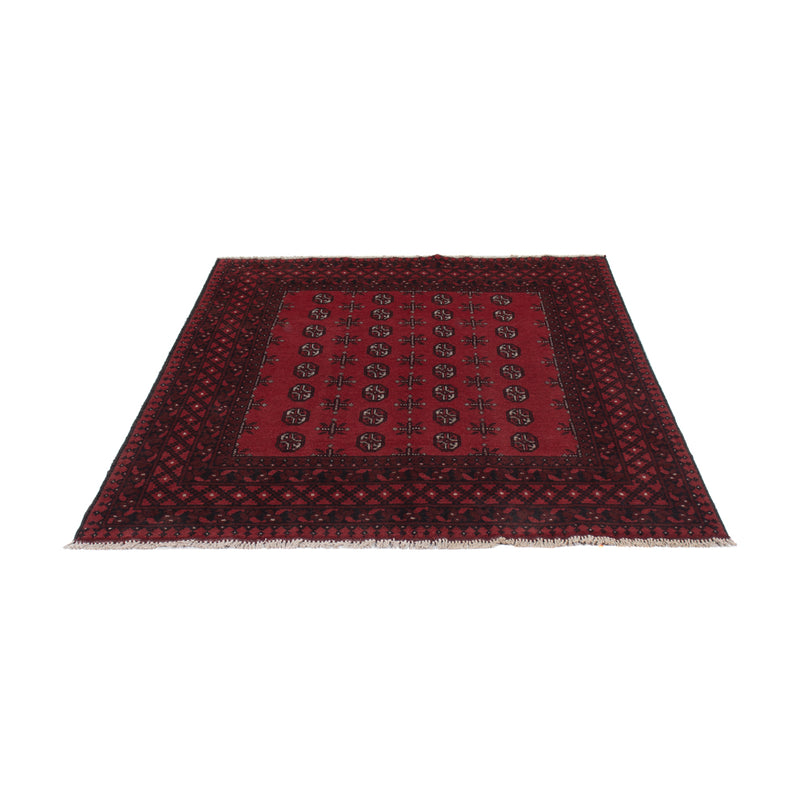 Afghan Teppich - Filpa - 199 x 149 cm - dunkelrot