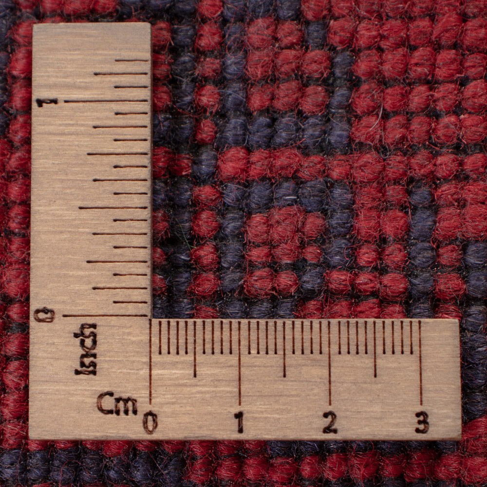 Läufer Afghan - Kunduz - 290 x 80 cm - dunkelrot