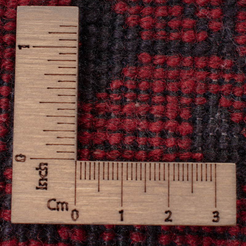 Läufer Afghan - Kunduz - 296 x 79 cm - dunkelrot