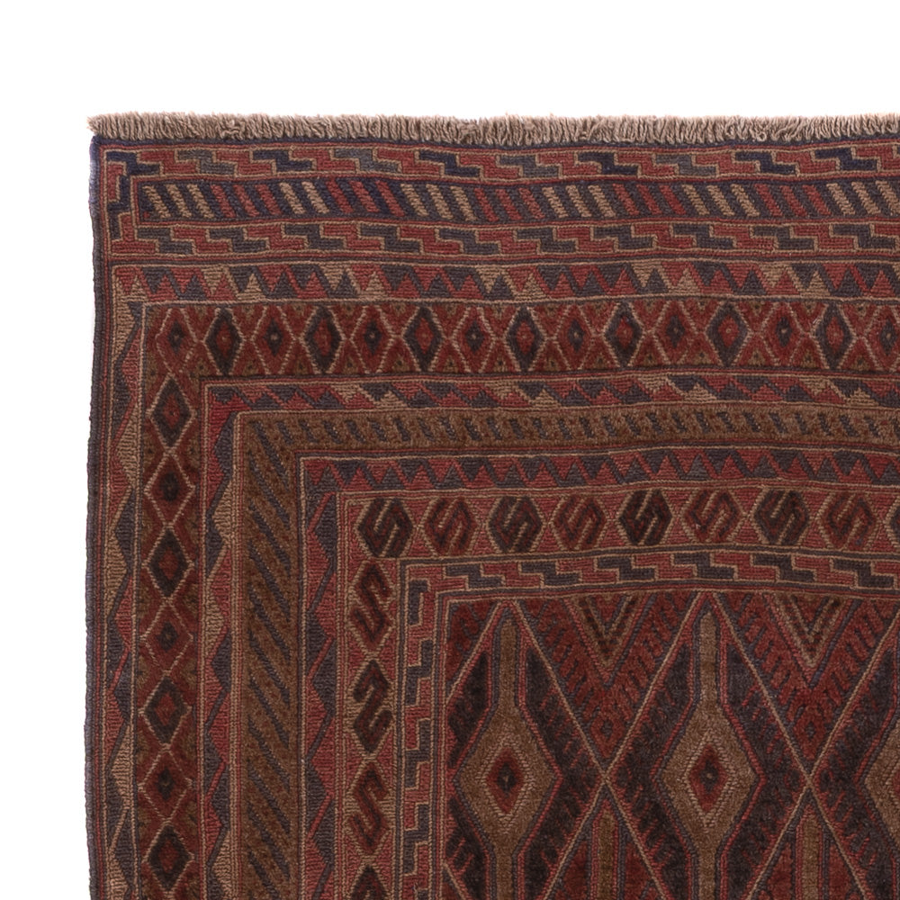 Kelim Teppich - Oriental - 194 x 150 cm - dunkelbeige