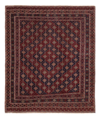 Läufer Kelim - Oriental - 186 x 158 cm - dunkelbeige