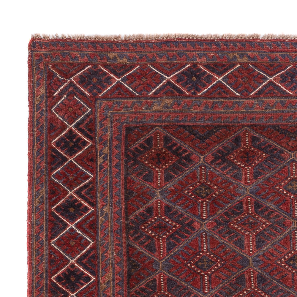 Kelim tapijt - Oosters - 175 x 141 cm - donkerrood