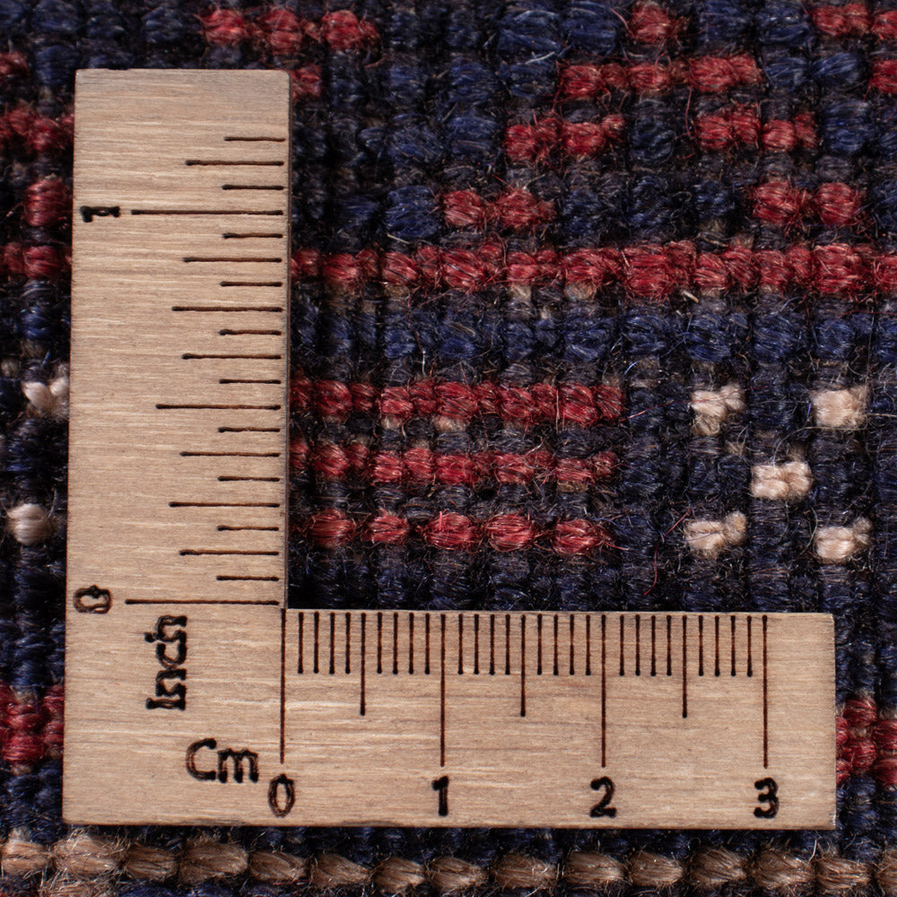 Kelim Teppich - Oriental - 184 x 137 cm - dunkelrot