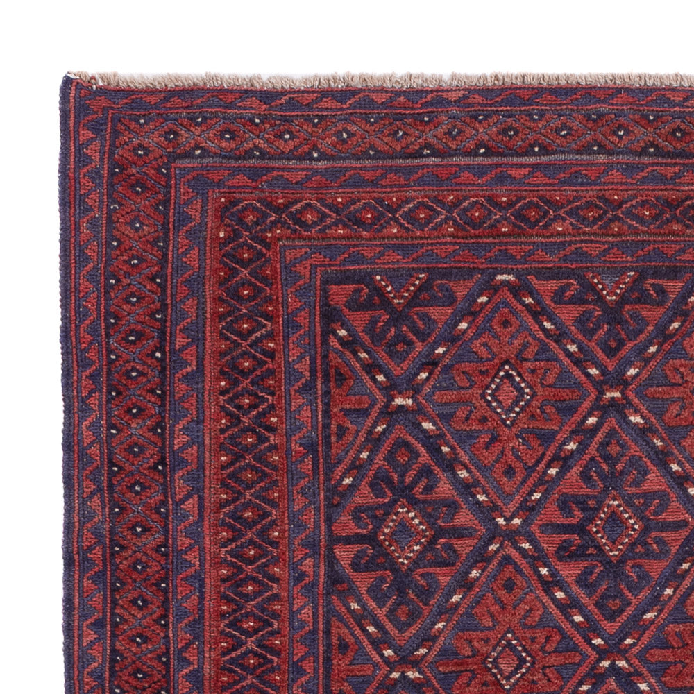 Kelim Teppich - Oriental - 191 x 145 cm - dunkelrot