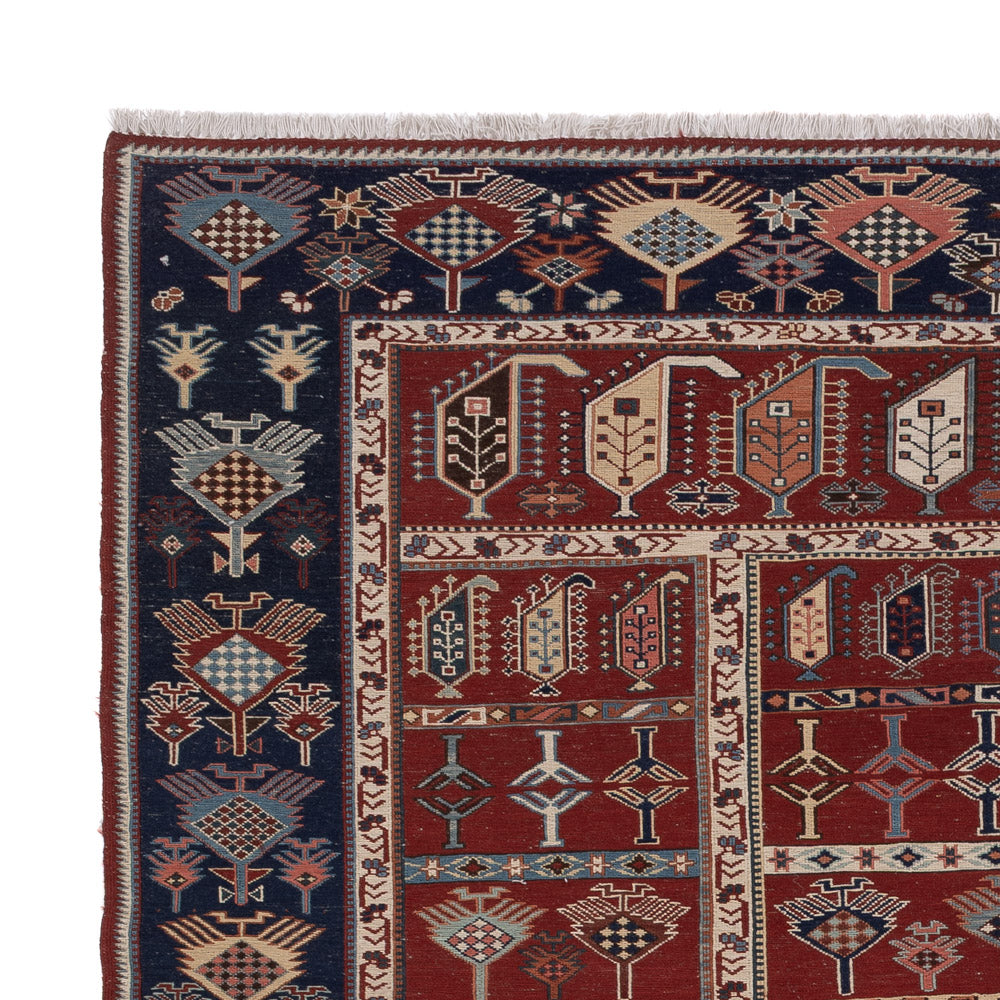 Kelim tapijt - Oosters - Soumak - 242 x 188 cm - roest
