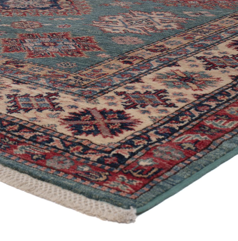 Ziegler Teppich - Kazak - 240 x 171 cm - petrolblau