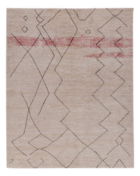 Berber tapijt - 211 x 165 cm - lichtgrijs