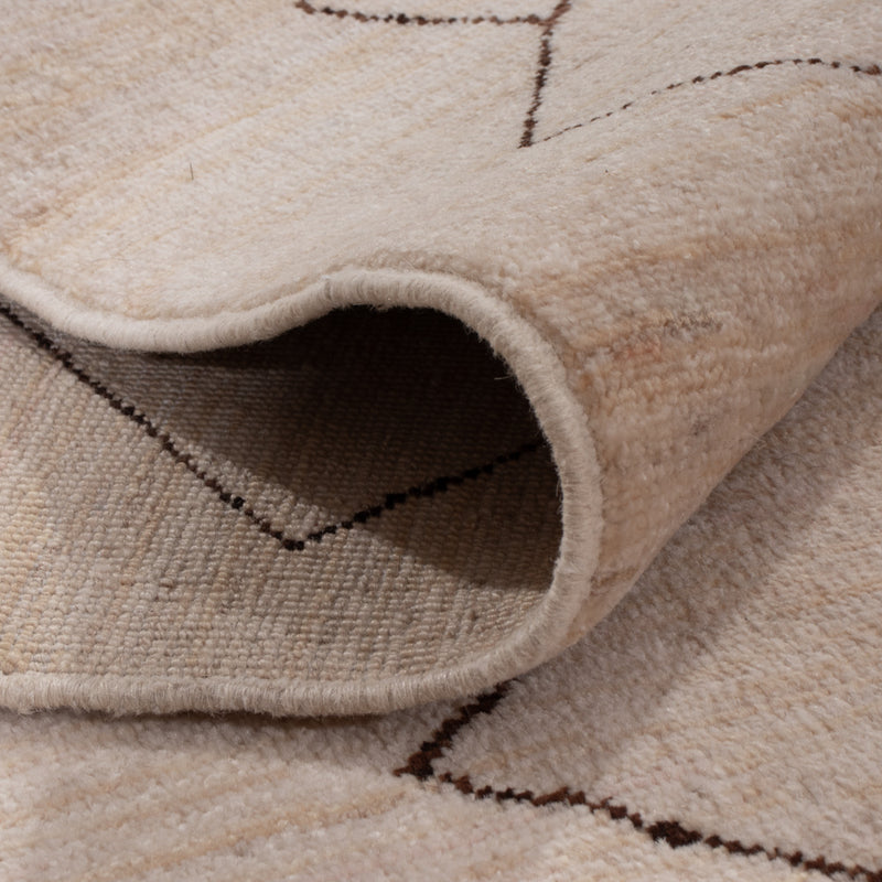 Berber tapijt - 211 x 165 cm - lichtgrijs