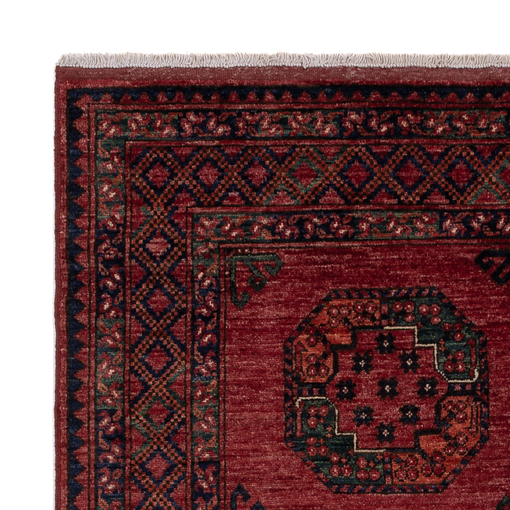 Afghaans tapijt - 202 x 155 cm - rood