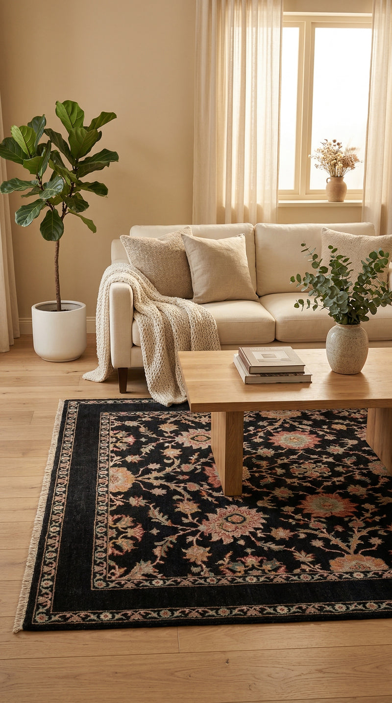 Ziegler Tapijt - Ariana - 194 x 154 cm - donkerblauw
