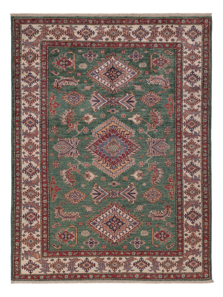 Ziegler Teppich - Kazak - 200 x 148 cm - grün