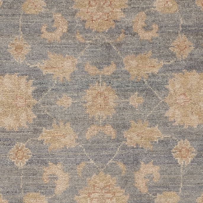 Ziegler tapijt rond  - 150 x 150 cm - blauw