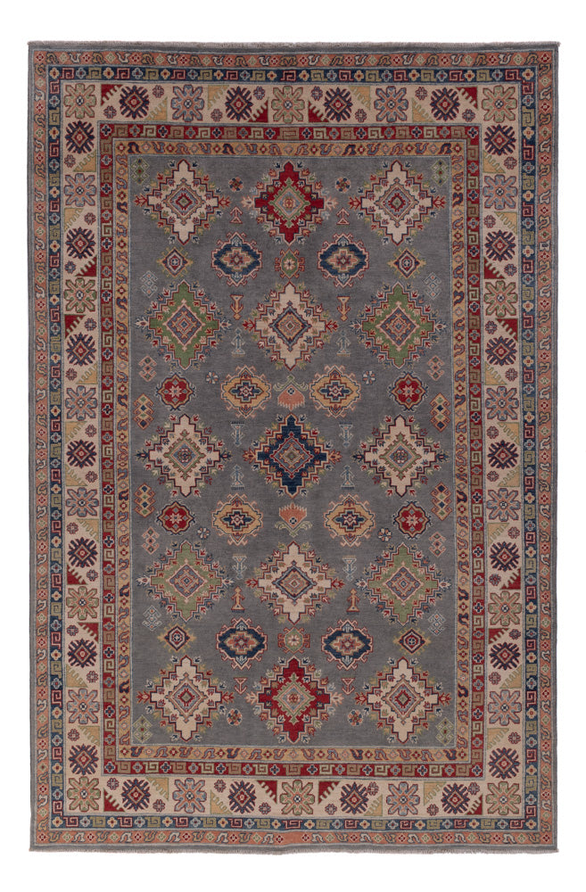 Ziegler Teppich - Kazak - 298 x 198 cm - dunkelblau