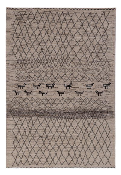 Berber tapijt 201x296cm - Wollen tapijt
