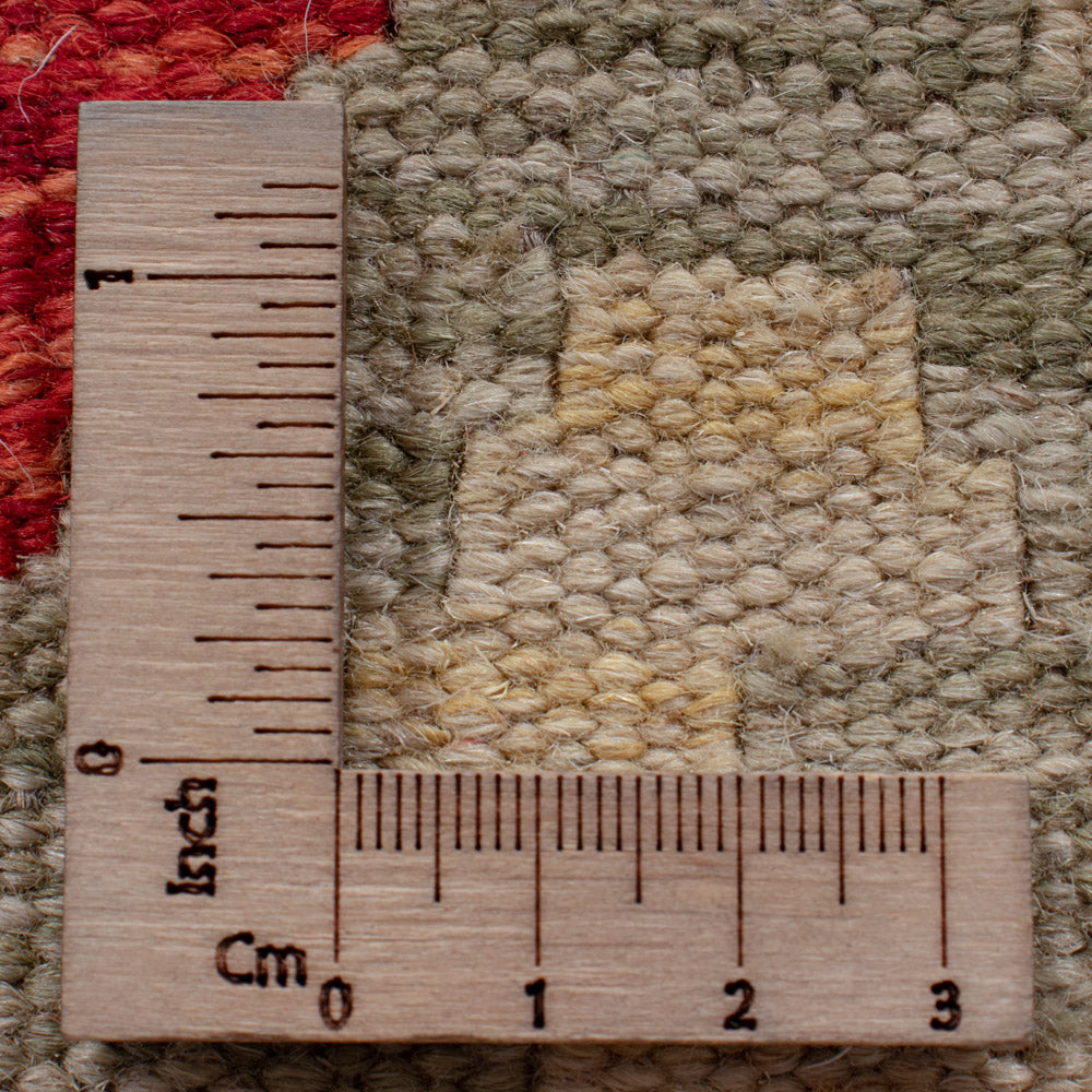 Läufer Kelim - Splash - 287 x 80 cm - dunkelbeige