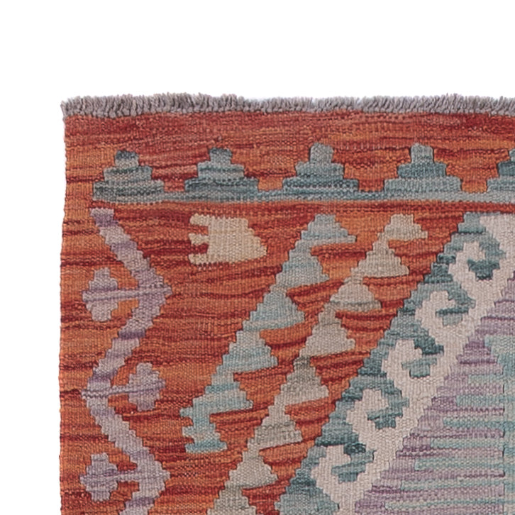 Kilim Maimana Tapijt 404x80cm - Wollen tapijt