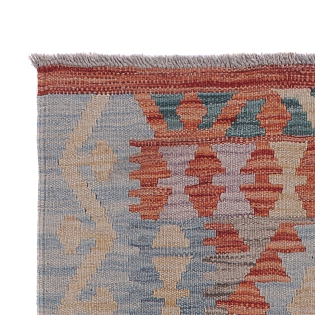 Läufer Kelim - Splash - 238 x 73 cm - mehrfarbig