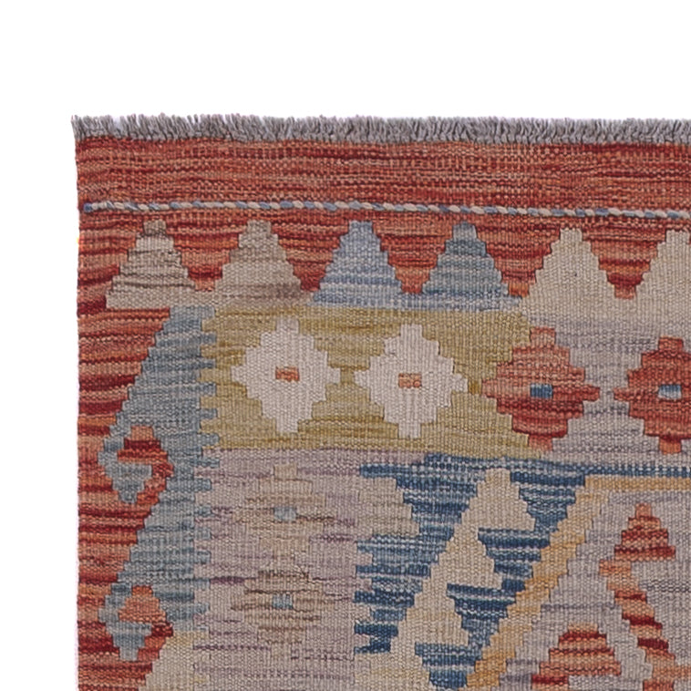 Kilim Maimana Tapijt 88x256cm - Wollen tapijt