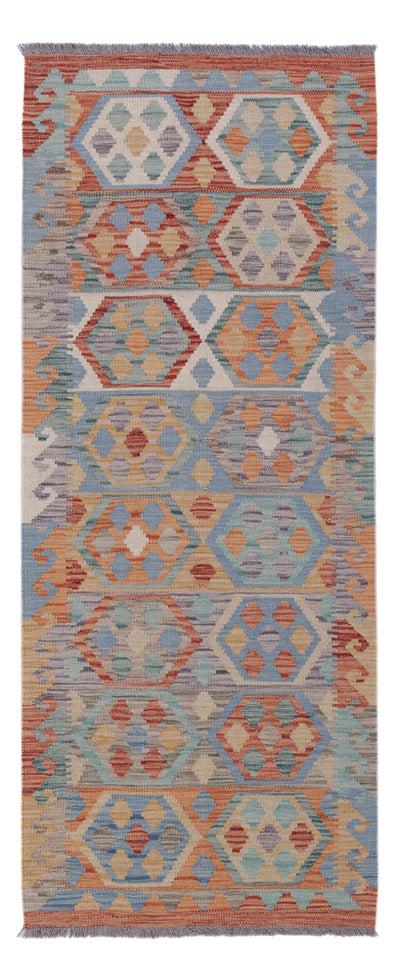 Kilim Maimana Tapijt 79x199cm - Wollen tapijt