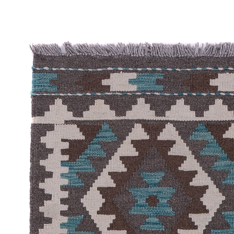 Kilim Maimana Tapijt 303x83cm - Wollen tapijt