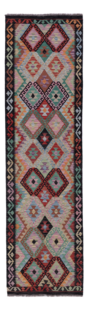 Kilim Maimana Tapijt 87x305cm - Wollen tapijt