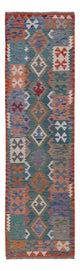Kilim Maimana Tapijt 296x83cm - Wollen tapijt