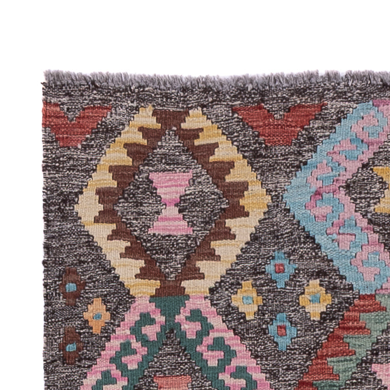 Kilim Maimana Tapijt 302x90cm - Wollen tapijt