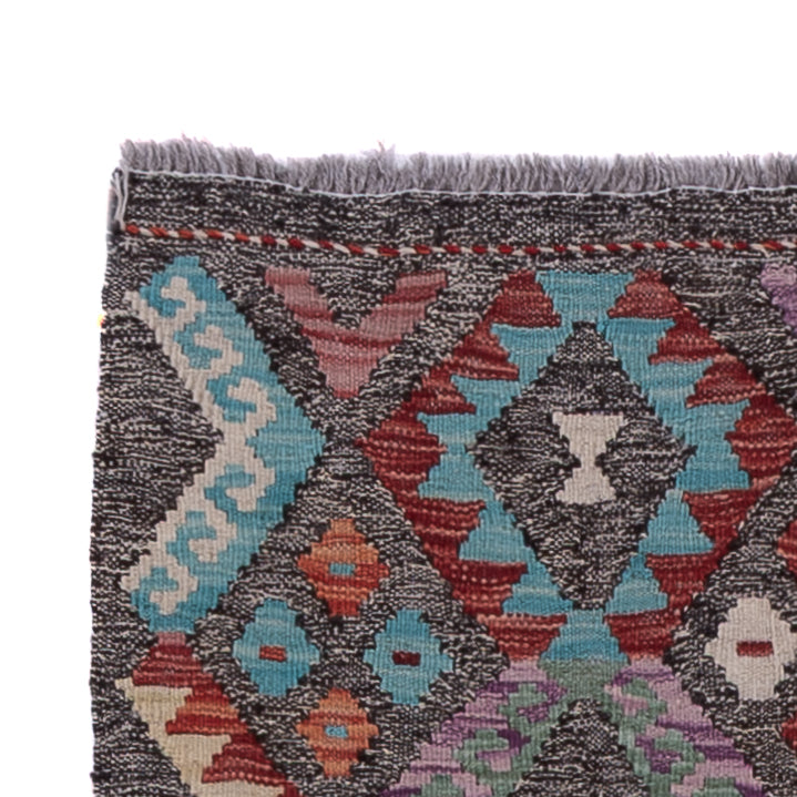 Kilim Maimana Tapijt 305x88cm - Wollen tapijt