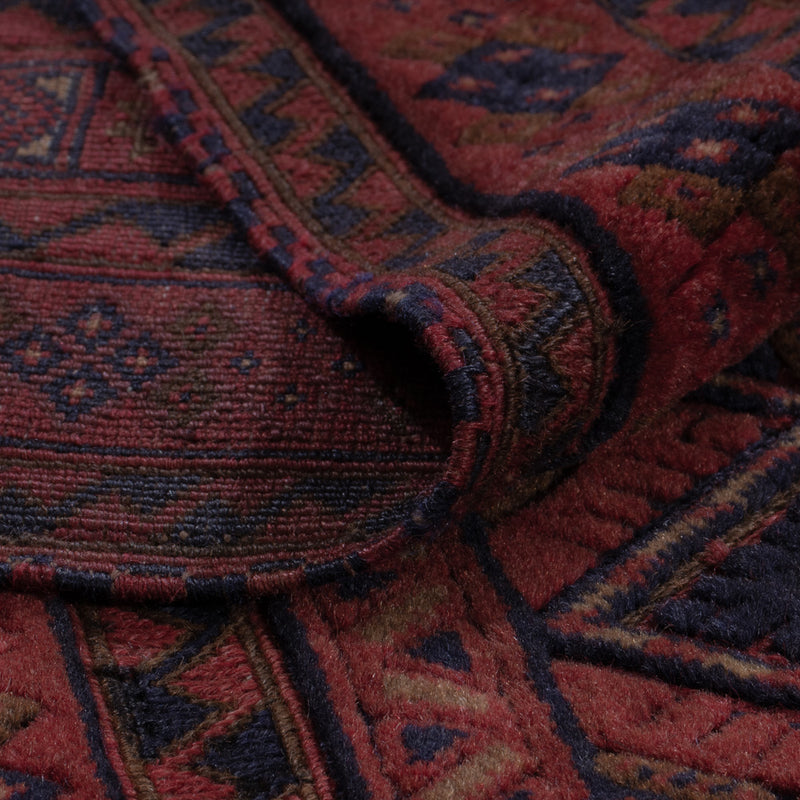 Kelim Teppich - Oriental - 198 x 162 cm - dunkelrot