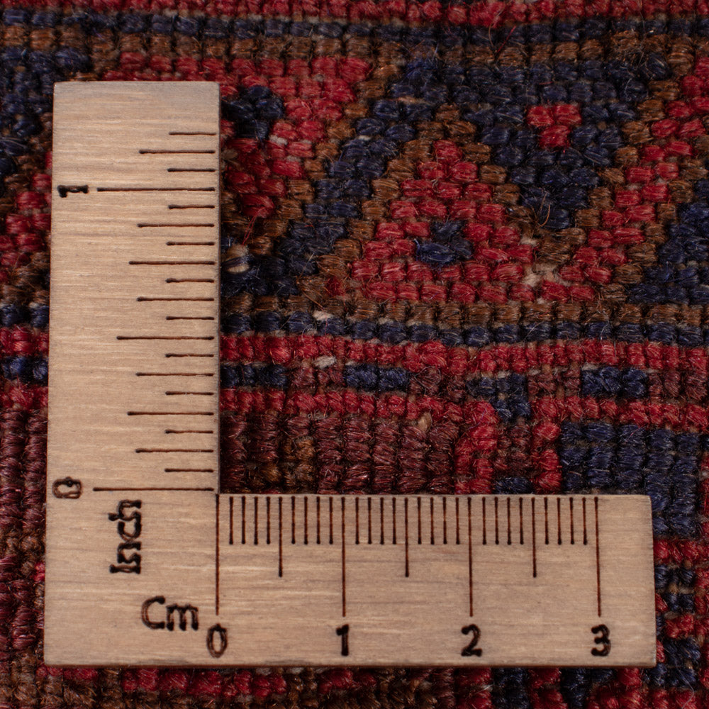 Kelim Teppich - Oriental - 186 x 147 cm - dunkelrot