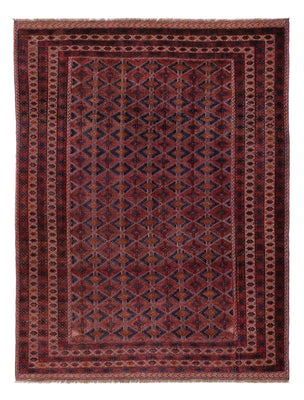 Kelim Teppich - Oriental - 194 x 148 cm - dunkelrot