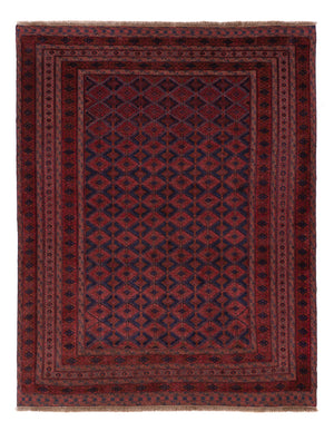 Kelim Teppich - Oriental - 200 x 156 cm - dunkelrot