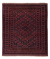 Afghaanse kilim Tapijt 155x182cm - Rechthoekig / Donkerrood / 155 x 182 cm Rechthoekig