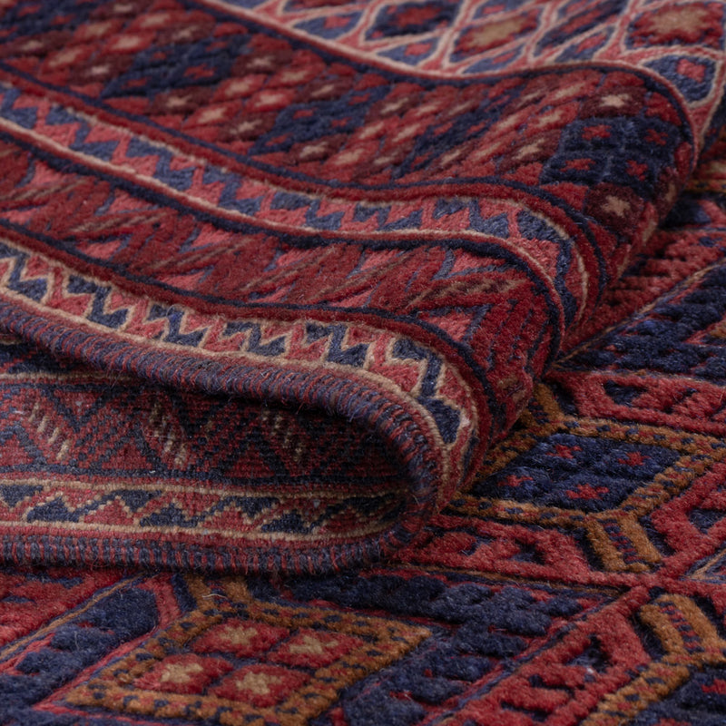 Kelim Teppich - Oriental - 204 x 150 cm - dunkelrot