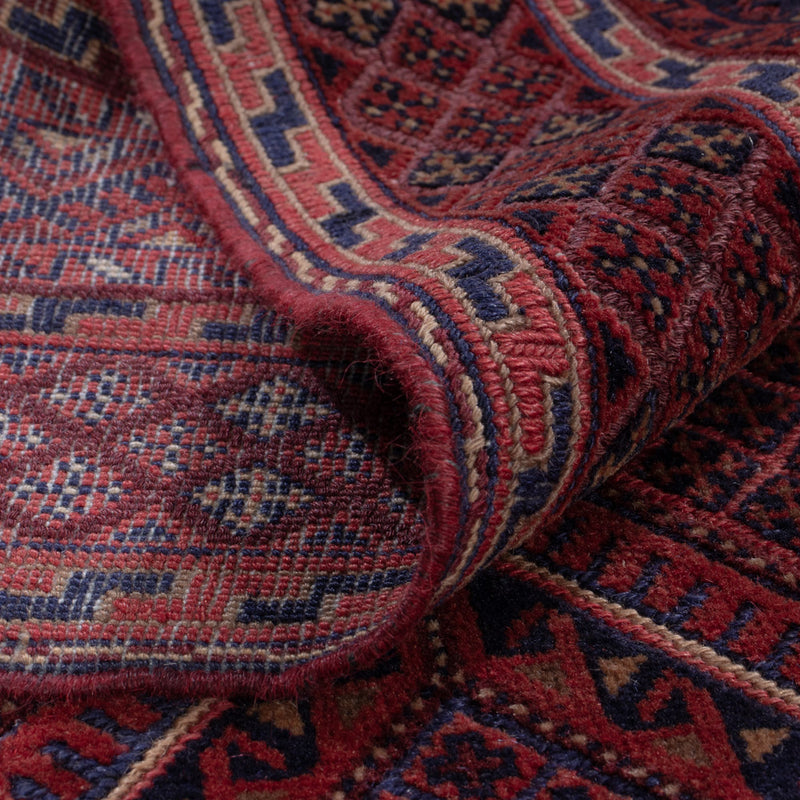 Kelim Teppich - Oriental - 186 x 143 cm - dunkelrot