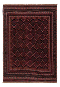 Kelim Teppich - Oriental - 203 x 140 cm - dunkelrot