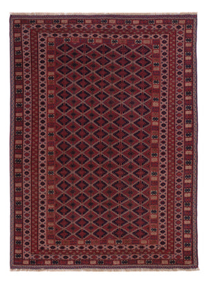 Kelim Teppich - Oriental - 209 x 151 cm - dunkelrot