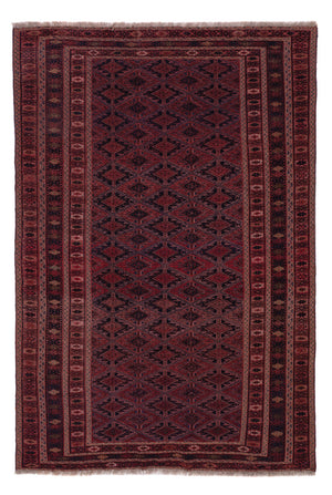 Kelim Teppich - Oriental - 221 x 146 cm - dunkelrot