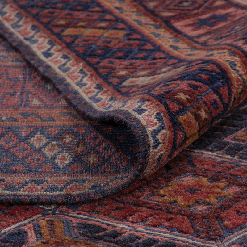 Kelim Teppich - Oriental - 210 x 148 cm - dunkelrot