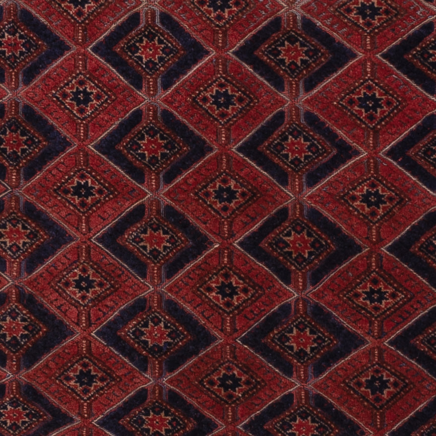 Kelim Teppich - Oriental - 206 x 156 cm - dunkelrot