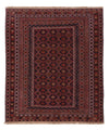 Afghaanse kilim Tapijt 157x189cm - Rechthoekig / Donkerrood / 157 x 189 cm Rechthoekig