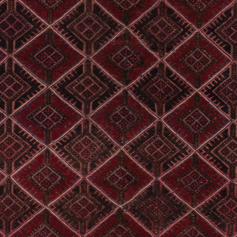 Kelim Teppich - Oriental - 184 x 155 cm - dunkelrot